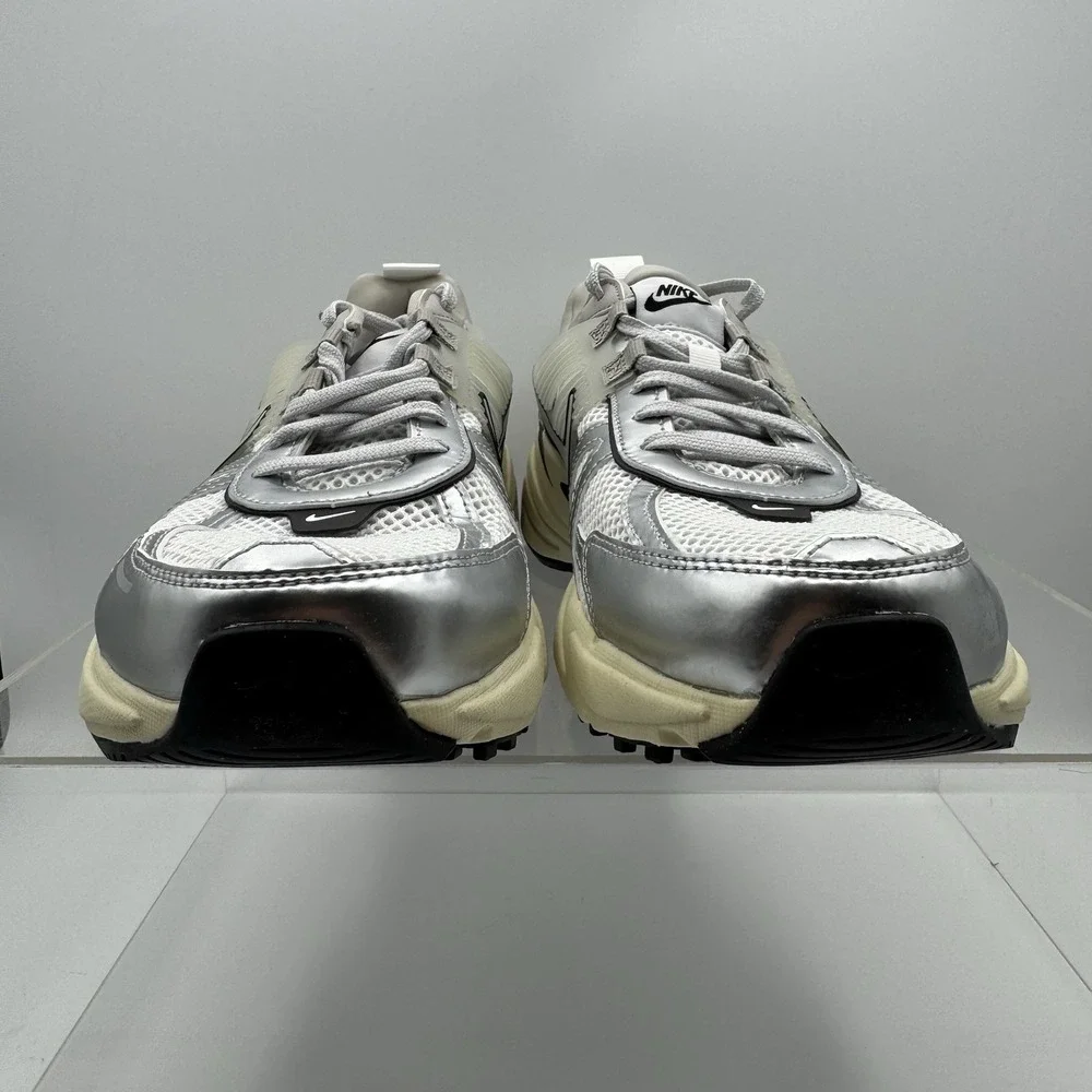 Brand New Nike V2K Run Pure Platinum Metallic Silver HJ4497-100 Men's Size 11